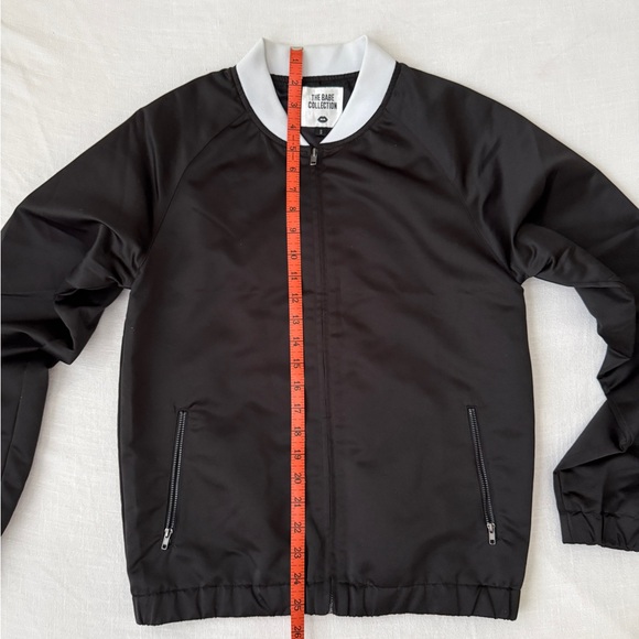 Embroidered “Babe” Satin Bomber Jacket - Picture 8 of 8